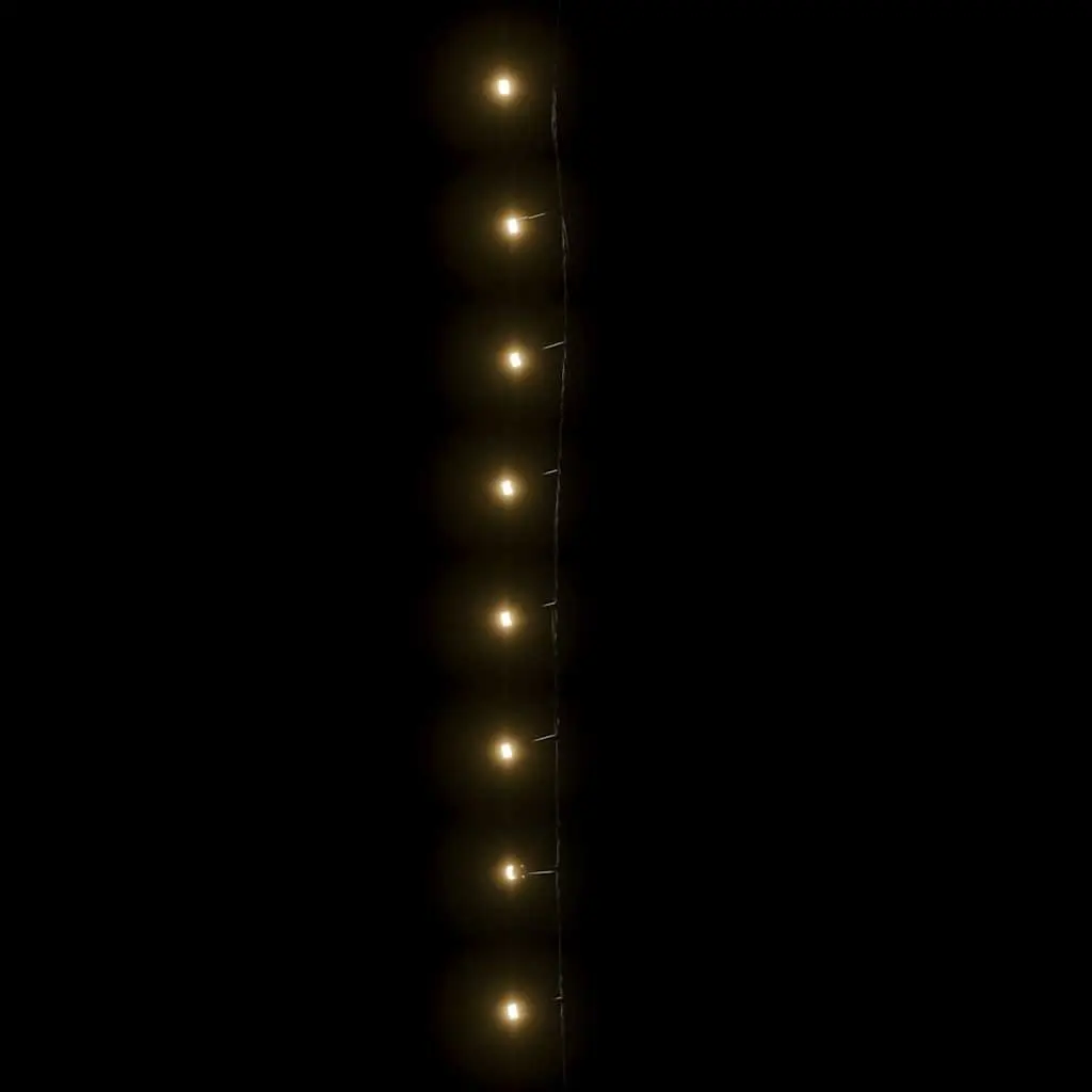 Artificial Half Christmas Tree for Wall Decoration 180cm White Pre-lit LED