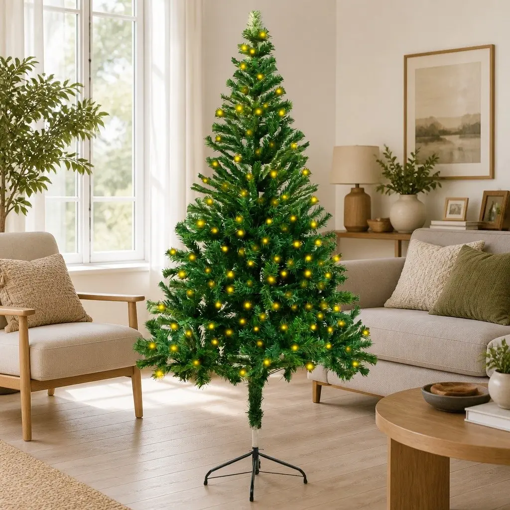 150 cm Green Pre-lit Christmas Tree