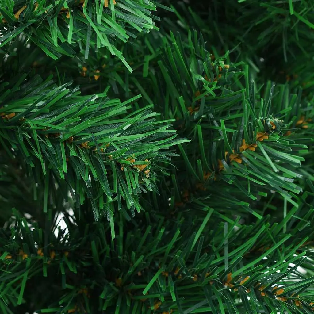 Artificial Pre-lit Christmas Tree 210cm 910 Branch Tips Green Indoor Holiday