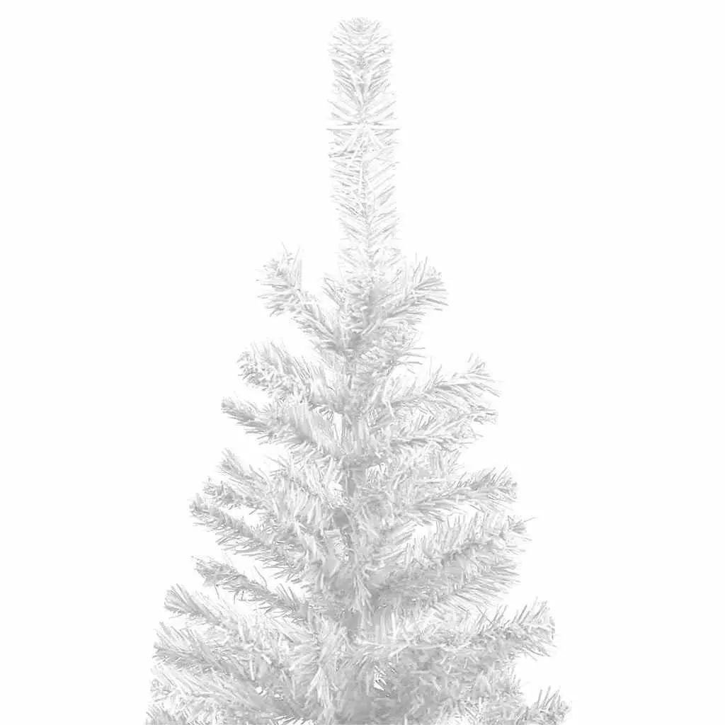 Artificial Christmas Tree Home 240cm Pre-lit White 1300 Branch Tips
