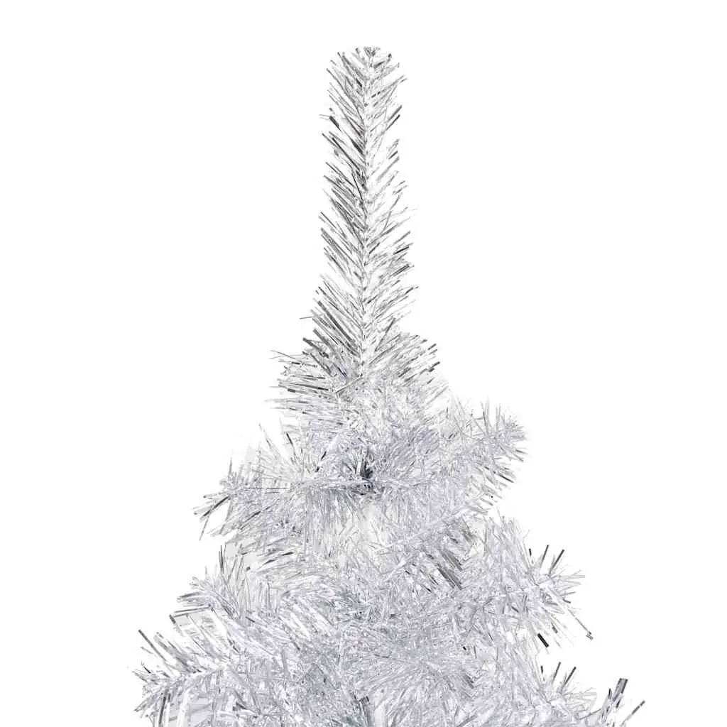 Silver Pre-lit Christmas Tree 150 cm