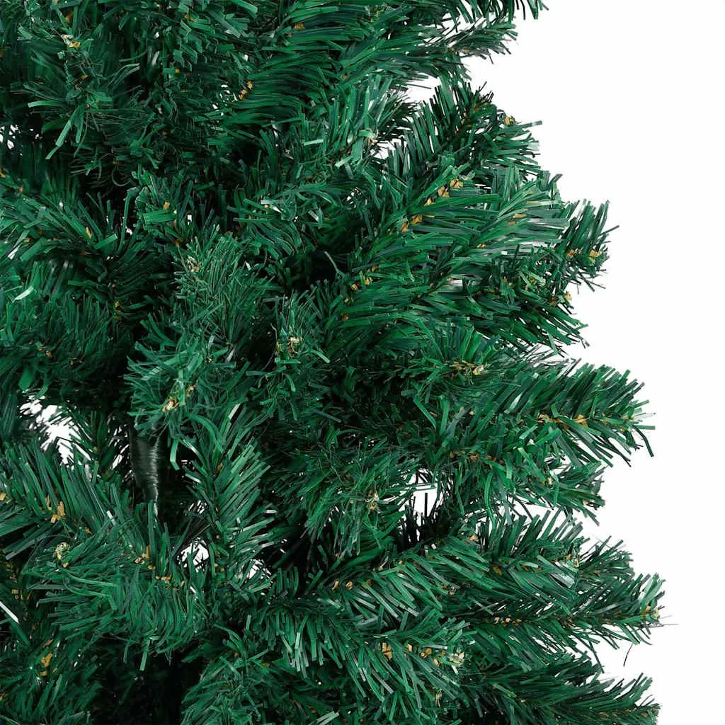 Artificial Christmas Tree for Holiday Decoration 150cm Green Pre-lit LED Lights