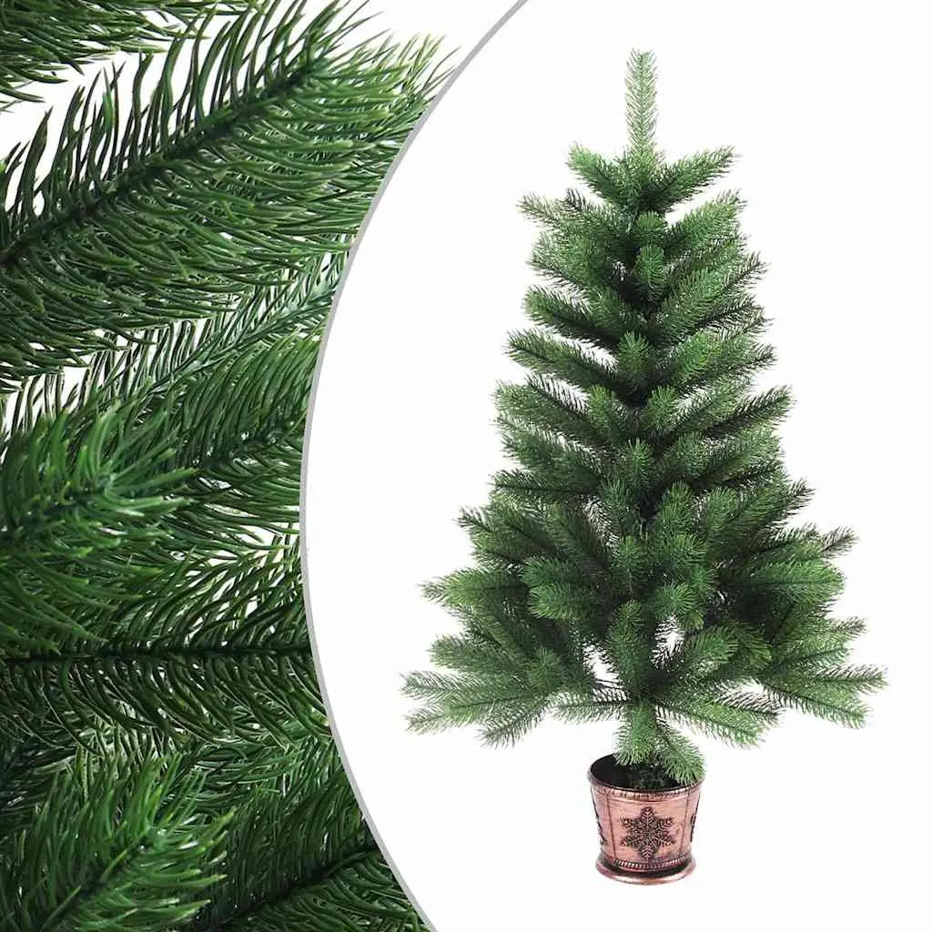 Artificial Christmas Tree 65cm Green for Seasonal Decoration with LED Lights
