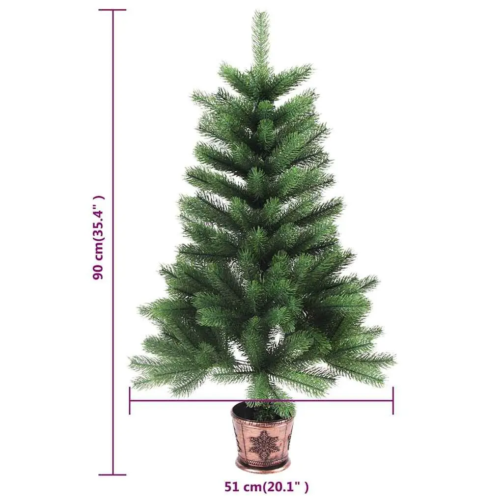 90 cm Green Pre-lit Christmas Tree
