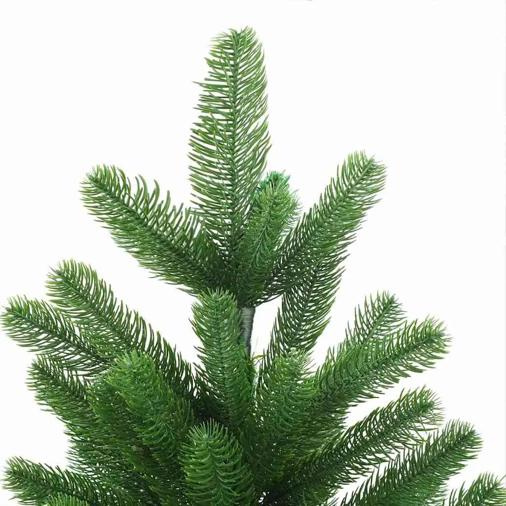 210cm Artificial Christmas Tree with Green LED Lights