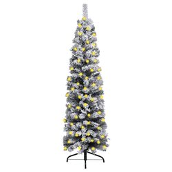 150cm Slim Flocked Snow Christmas Tree Specifications