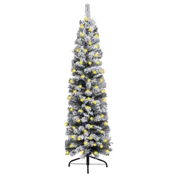 150cm Slim Flocked Snow Christmas Tree Specifications