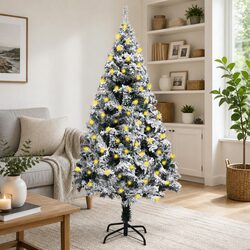 150cm Green PVC Christmas Tree with LED Lights