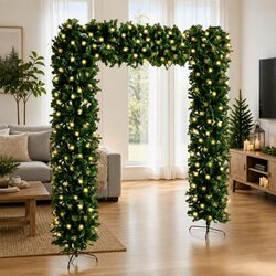 Specifications of the 240cm Green Christmas Tree Arch
