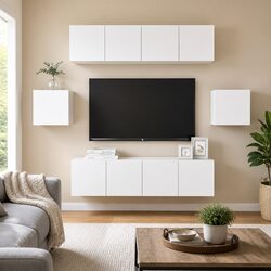 Specifications of 6-Piece Wall-Mounted TV Cabinet Set