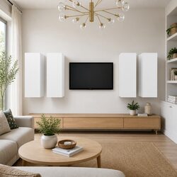 Wall-Mounted TV Cabinet Set of 4 - Specs Included