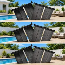 Solar Pool Heater Panels Set of 6 - 80x620 cm Each