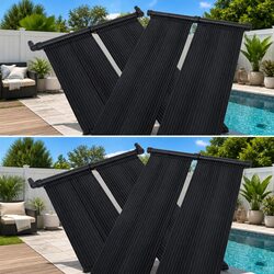 4-Piece Solar Pool Heater Panel Set - 80 x 310 cm Each