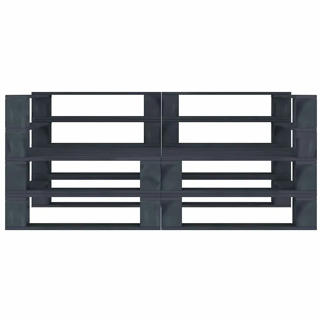 Grey Wooden Pallet Sofa