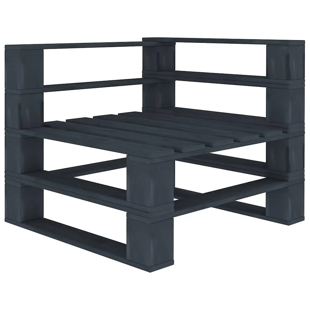 Grey Wooden Pallet Sofa