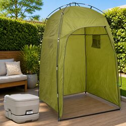 Specifications for Portable Camping Toilet Shower Tent, 10L Tank