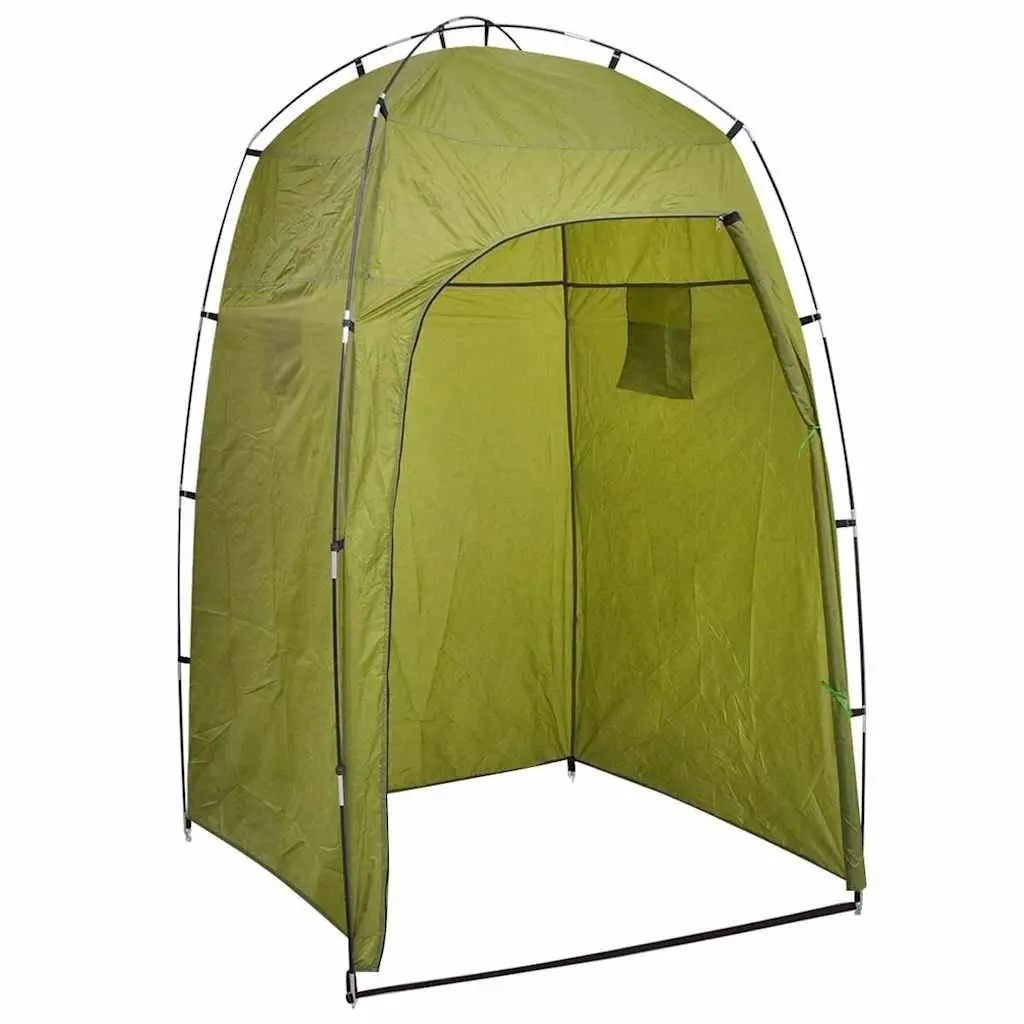 Outdoor Shower and Toilet Tent Combo 10L Privacy Shelter for Camping and Recreation
