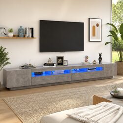 Modern Grey TV Cabinet Dimensions 300 x 35 x 40 cm