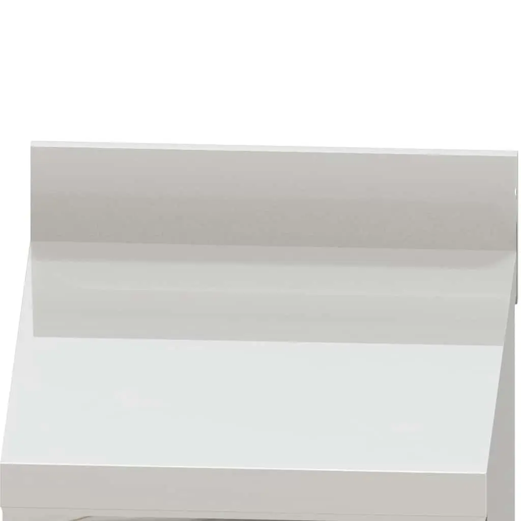 Commercial Kitchen Cabinet 2 Drawers Storage Unit 50x60x96 cm Stainless Steel