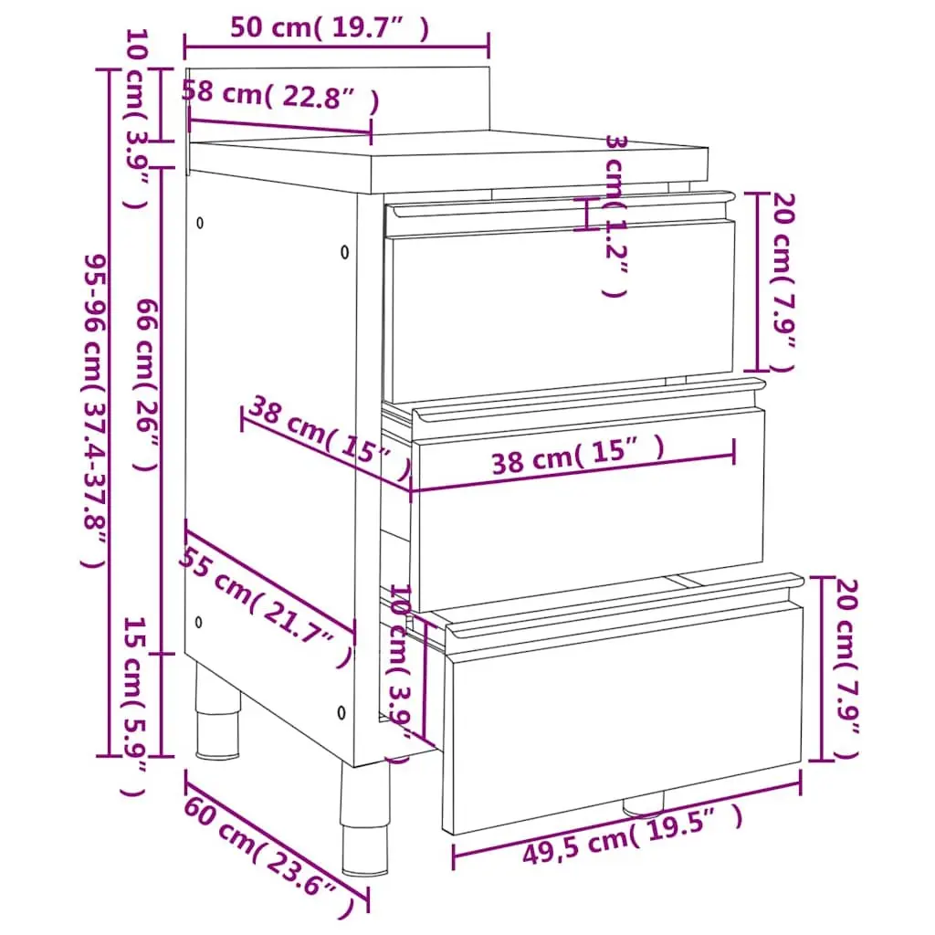 Commercial Kitchen Storage Cabinet Stainless Steel 2pc Food Service Equipment