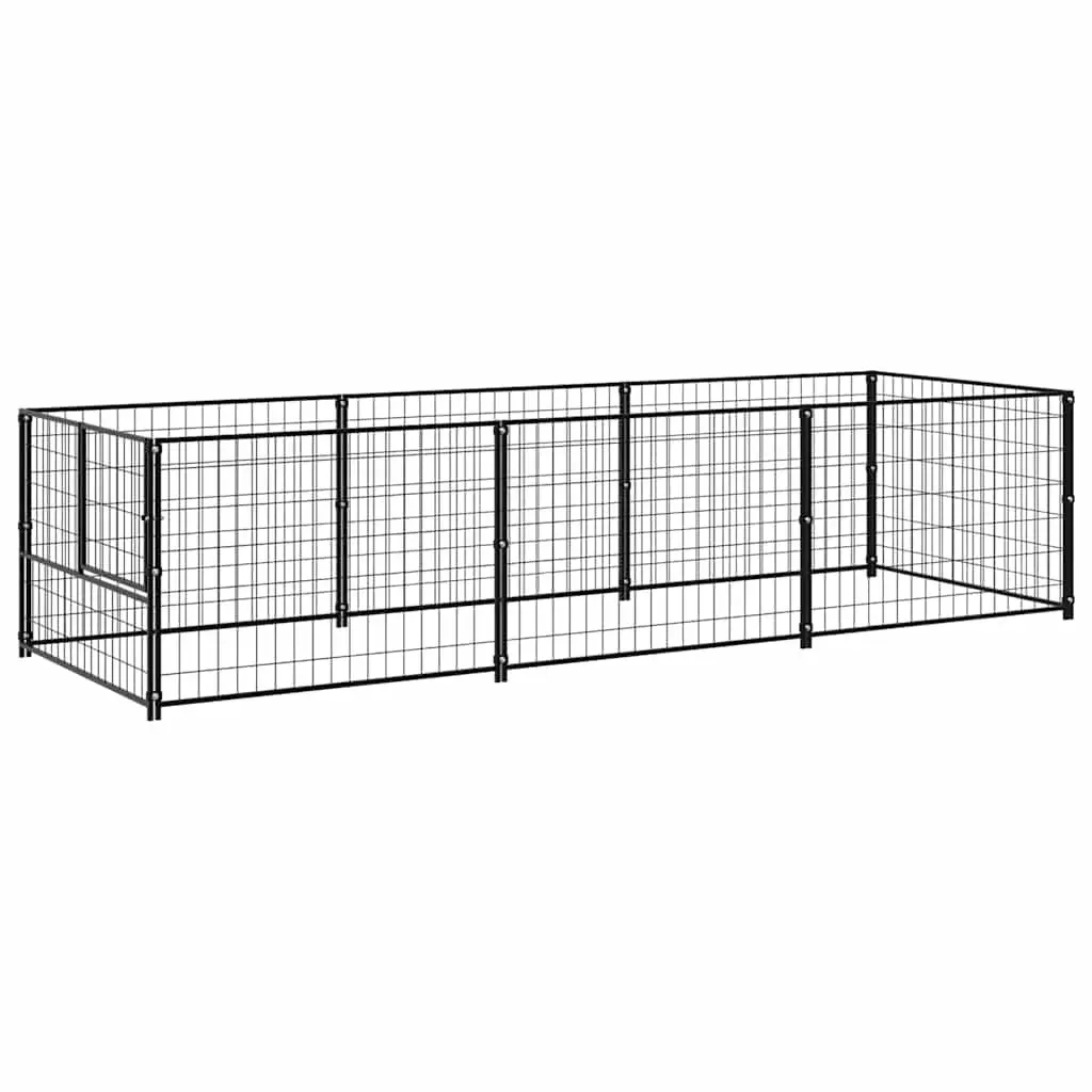 Dog Kennel Outdoor Use 3m² Steel Wire Mesh Exercise Run Cage