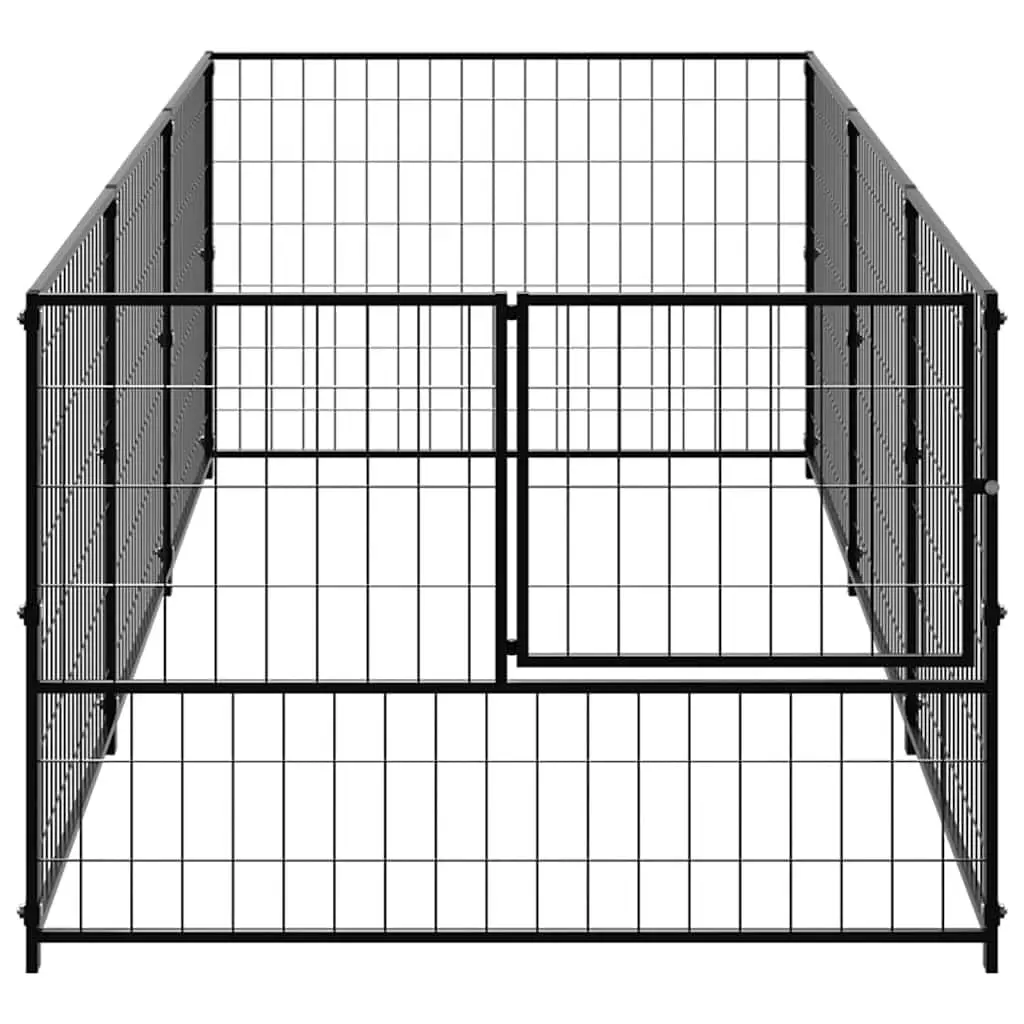 Dog Kennel Outdoor Use 3m² Steel Wire Mesh Exercise Run Cage