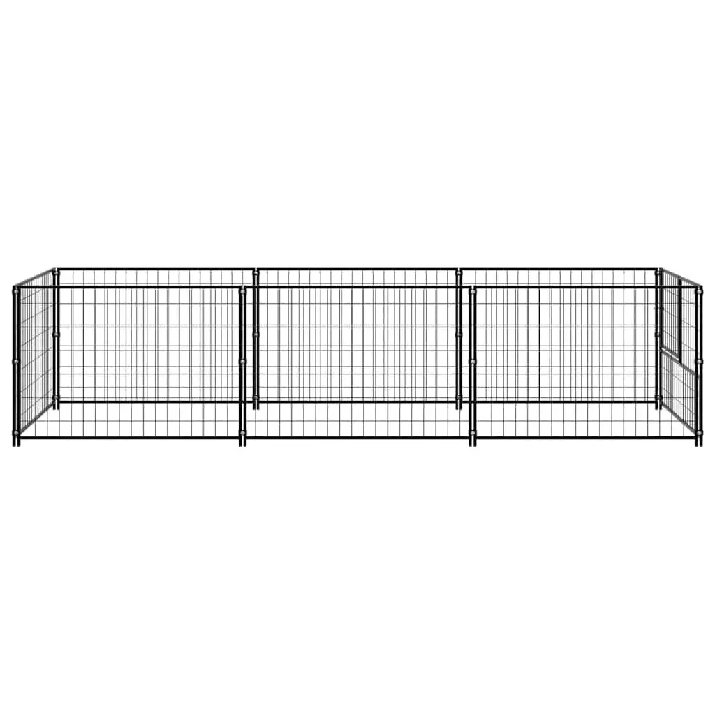 Dog Kennel Outdoor Use 3m² Steel Wire Mesh Exercise Run Cage