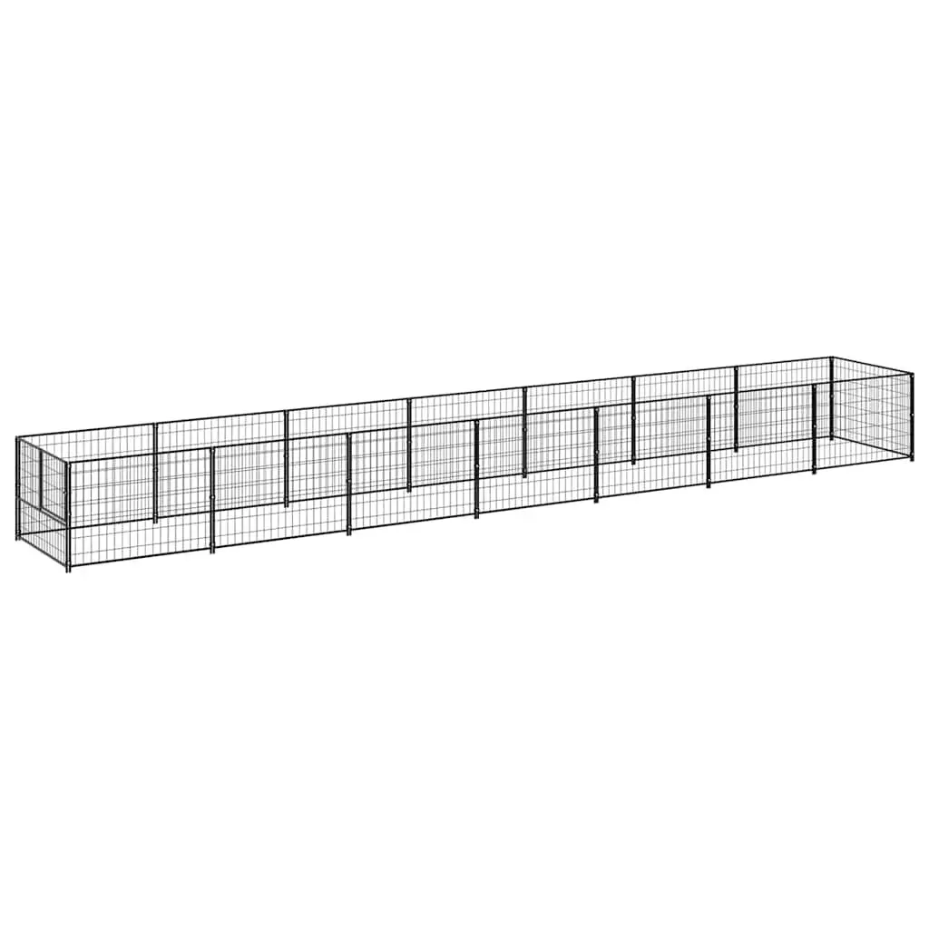 Dog Kennel Outdoor Use 7m² Steel Wire Mesh Enclosure