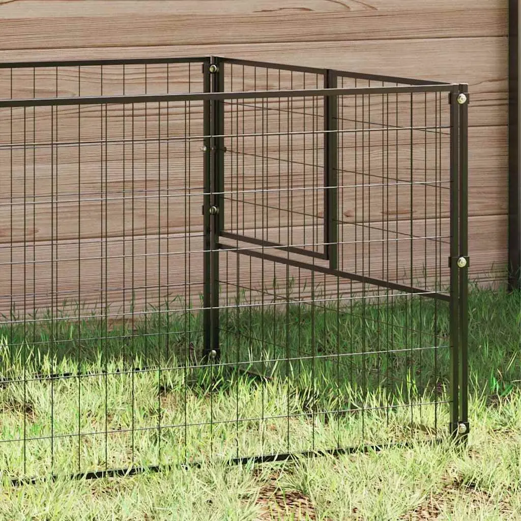 Dog Kennel Outdoor Use 7m² Steel Wire Mesh Enclosure