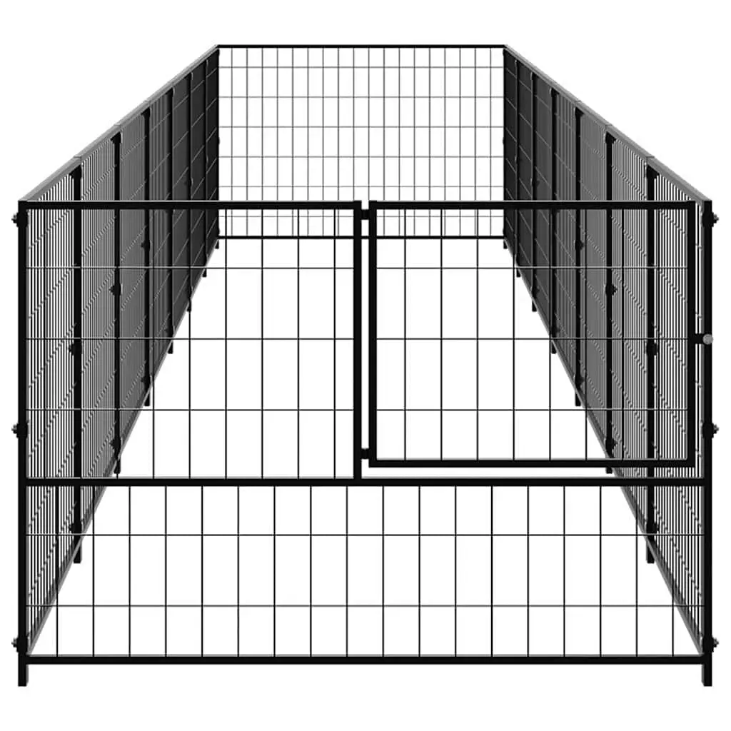 Dog Kennel Outdoor Use 7m² Steel Wire Mesh Enclosure