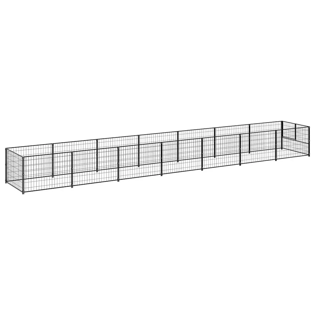 Dog Kennel Outdoor Use 7m² Steel Wire Mesh Enclosure