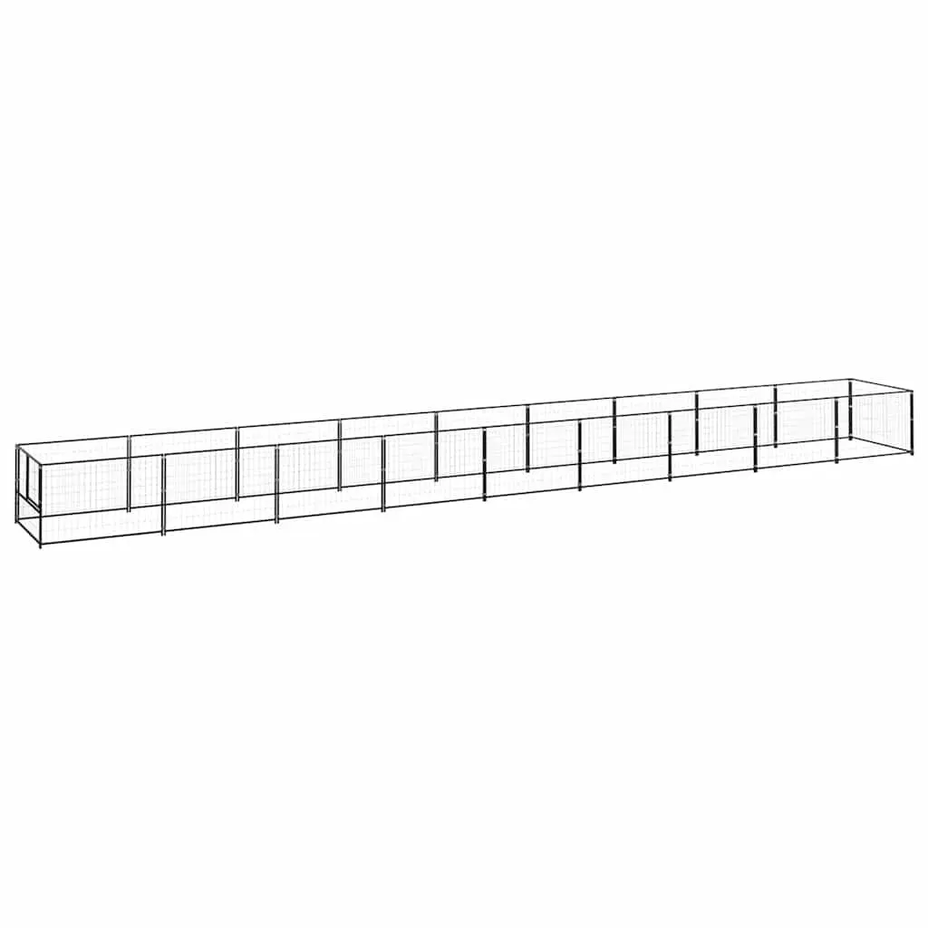 Dog Kennel Outdoor Use 9 m² Steel Wire Mesh Enclosure Play Area