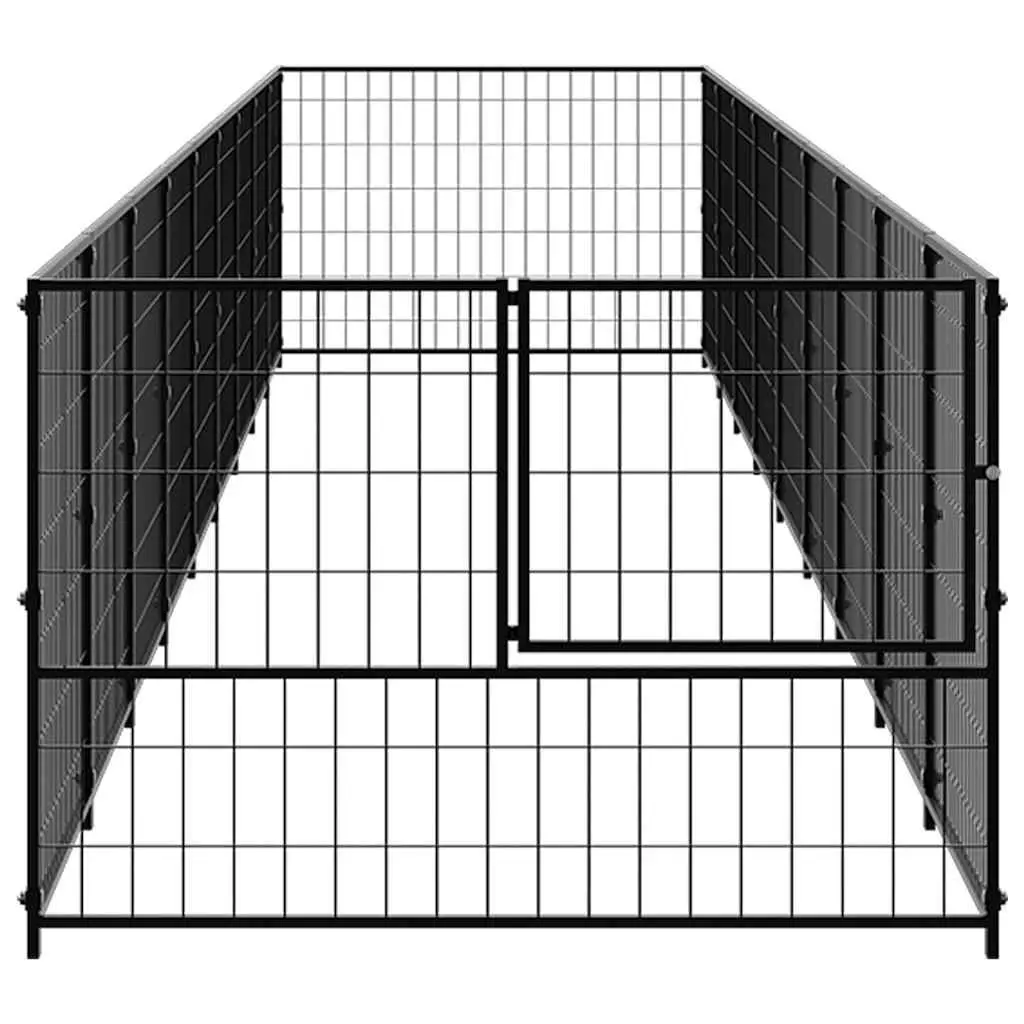 Dog Kennel Outdoor Use 9 m² Steel Wire Mesh Enclosure Play Area
