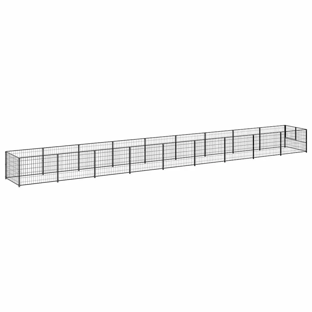 Dog Kennel Outdoor Use 9 m² Steel Wire Mesh Enclosure Play Area