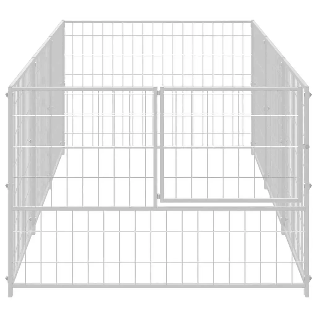 Dog Kennel Outdoor 3m² Steel Wire Mesh Enclosure