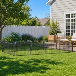 Outdoor Dog Kennel, 8 m², Steel Mesh Structure