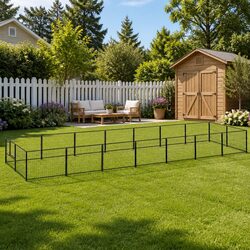 14 m² Dog Kennel Specifications: Steel, Mesh, Lockable