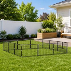 Specifications of 9m² Outdoor Dog Kennel with Steel Frame