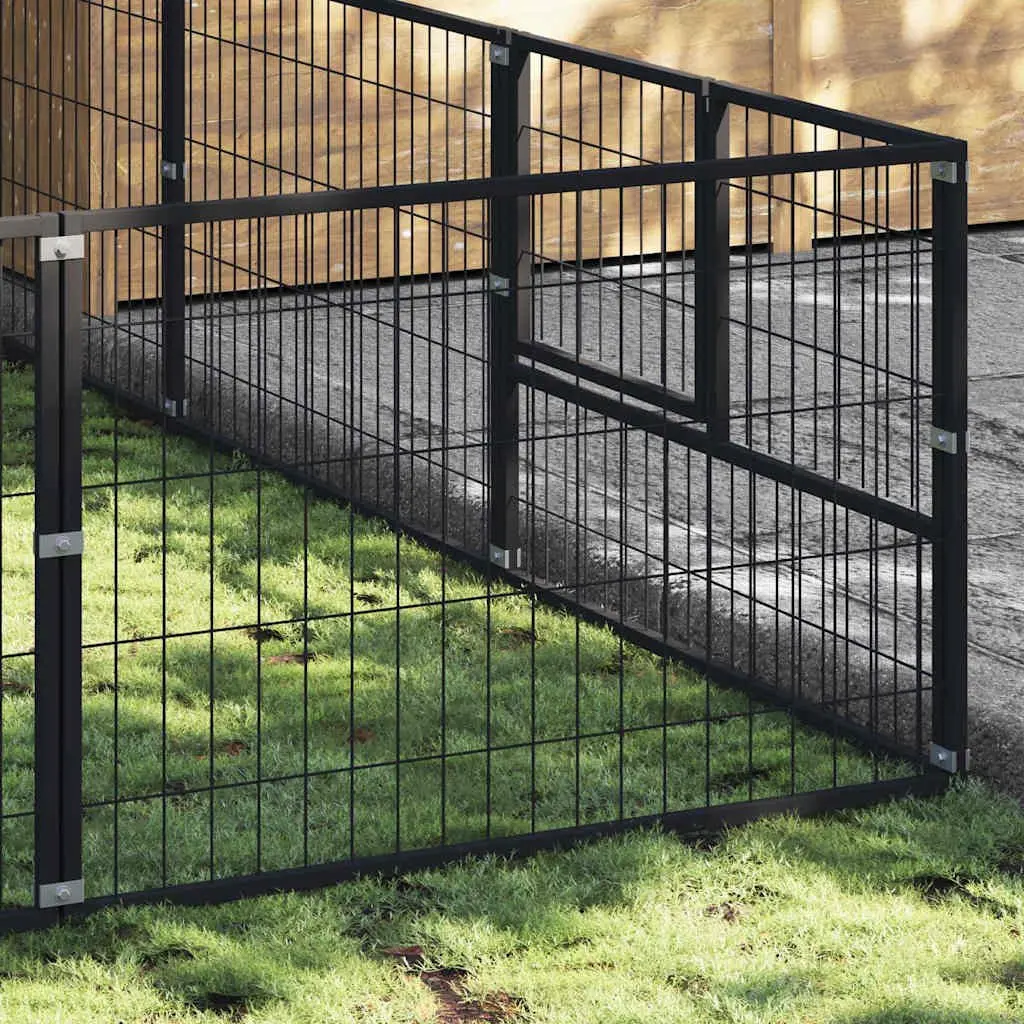 21m² Steel Wire Mesh Dog Kennel