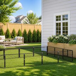 27 m² Dog Kennel with Steel Mesh for Safety and Ventilation