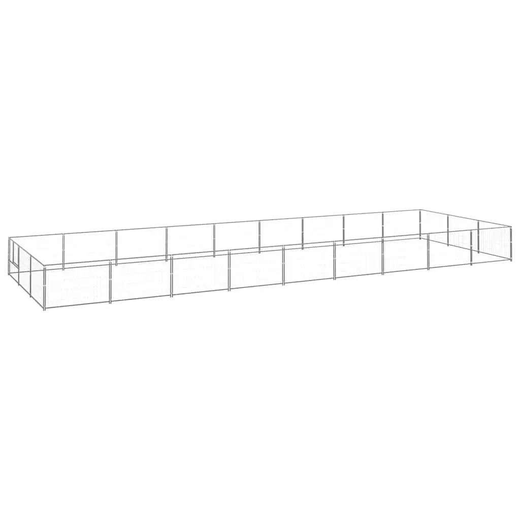 Dog Kennel Outdoor Use 27 m² Steel Wire Mesh Pet Run Exercise Cage