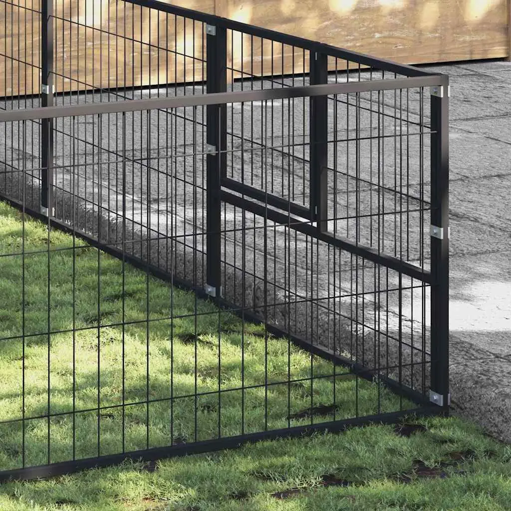 Dog Kennel Outdoor Use 40m² Steel Wire Mesh Exercise Run Cage