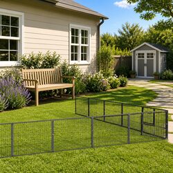 30 m² Steel Wire Mesh Dog Kennel for Outdoor Use