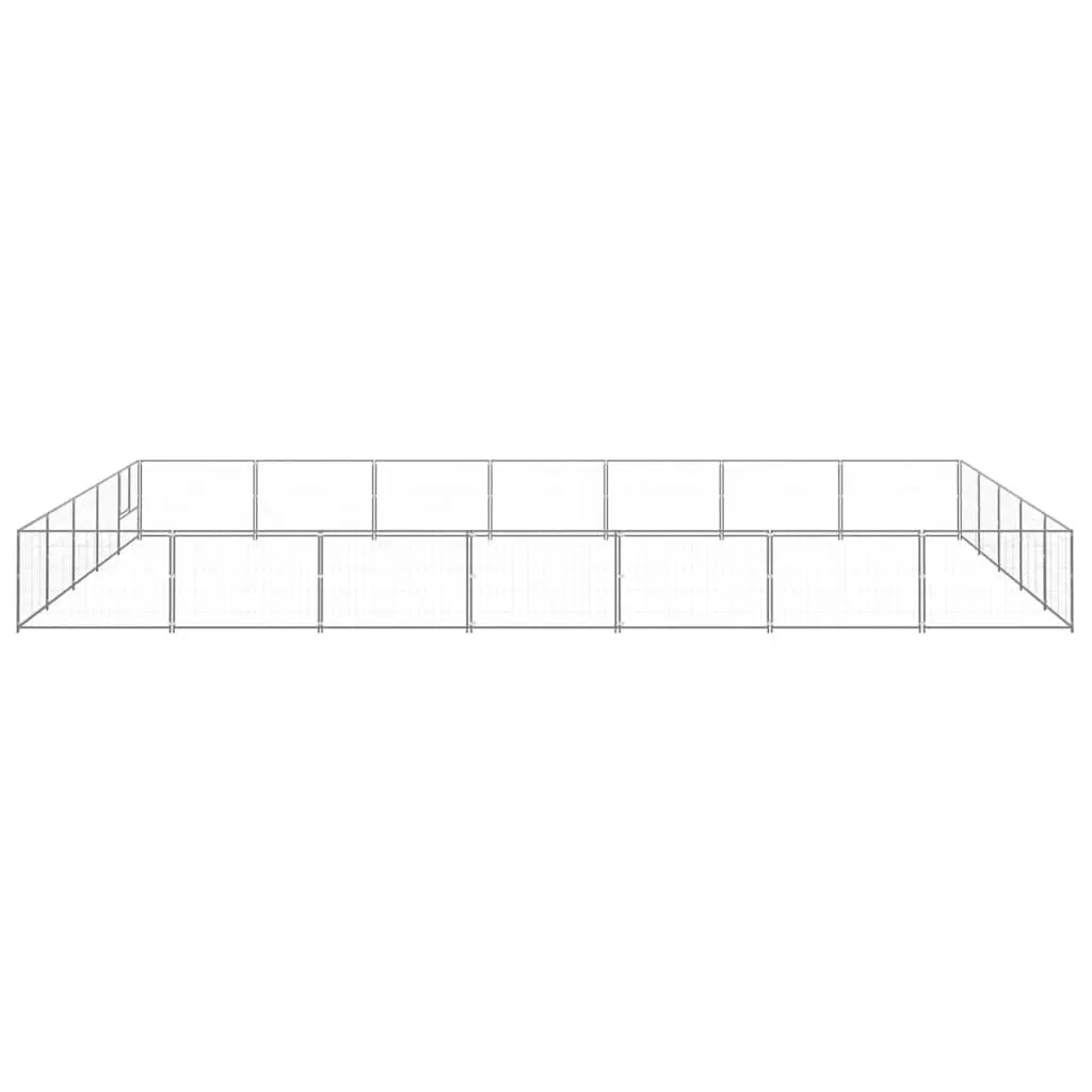 Dog Kennel Outdoor Use Large Steel Wire Mesh Ventilation Lockable Door