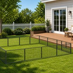 Specifications of the 50 m² Outdoor Dog Kennel Run