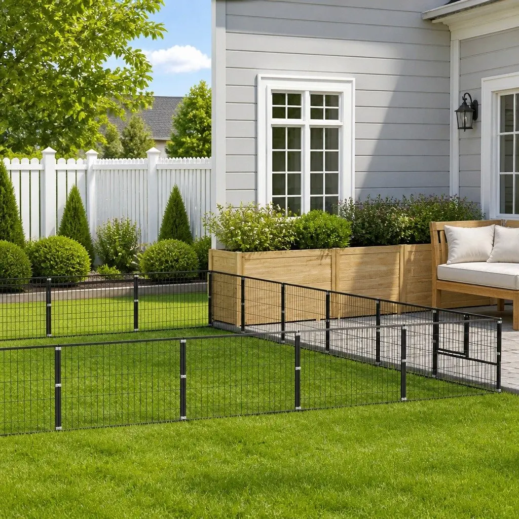 Dog Kennel Outdoor Large Exercise Space 48m²