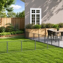 Specifications of Large Silver Dog Kennel Outdoor Enclosure