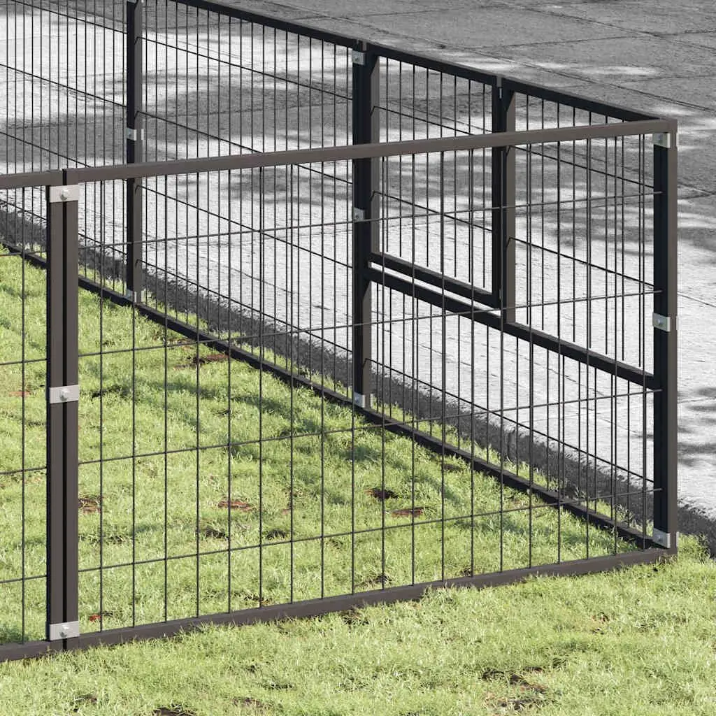 Dog Kennel Outdoor Exercise Cage Steel Wire Mesh Backyard 63 m²