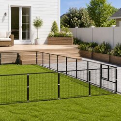 Specifications of an Outdoor Dog Kennel with Steel Frame
