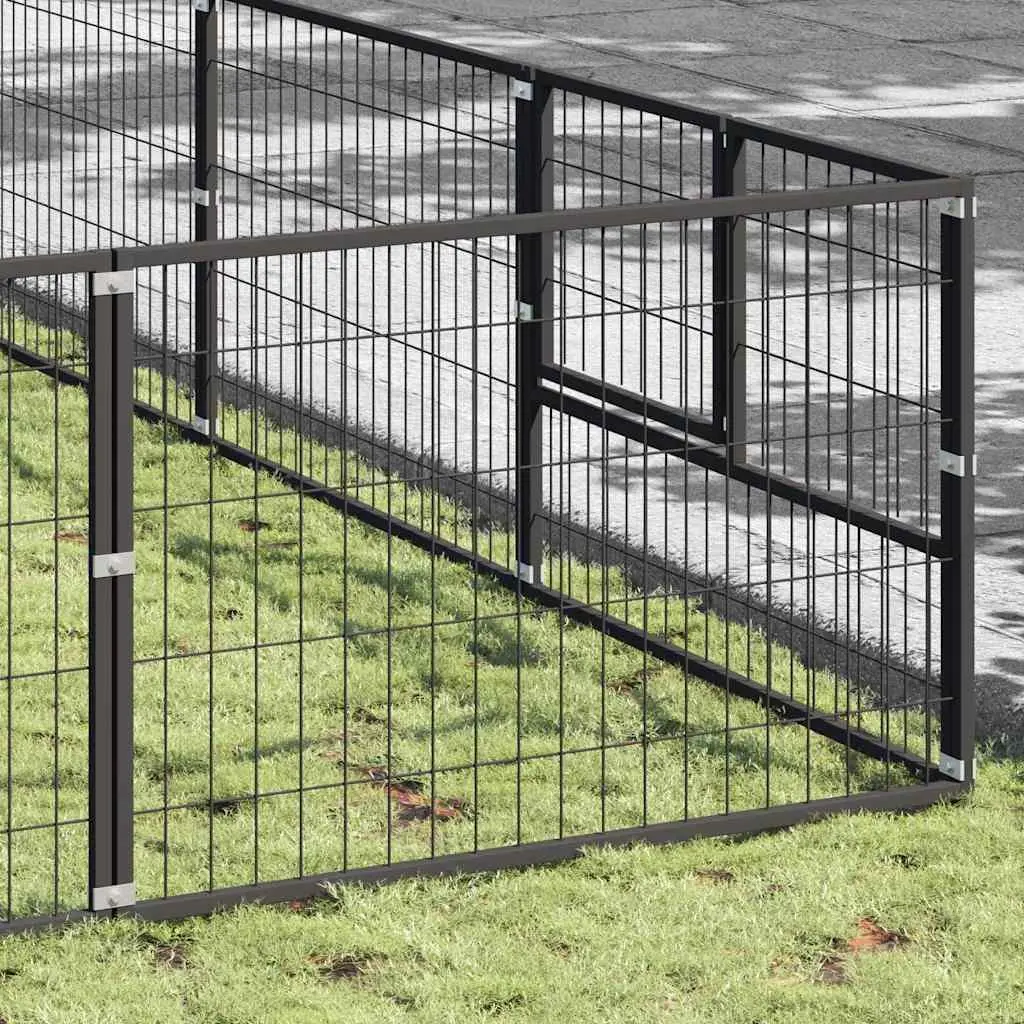 Dog Kennel Outdoor Use Large Steel Wire Mesh Cage